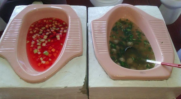 Indonesian Toilet Cafe Creates A Stir