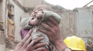 Four-Month Old Infant Rescued From Rubble After 22 Hours