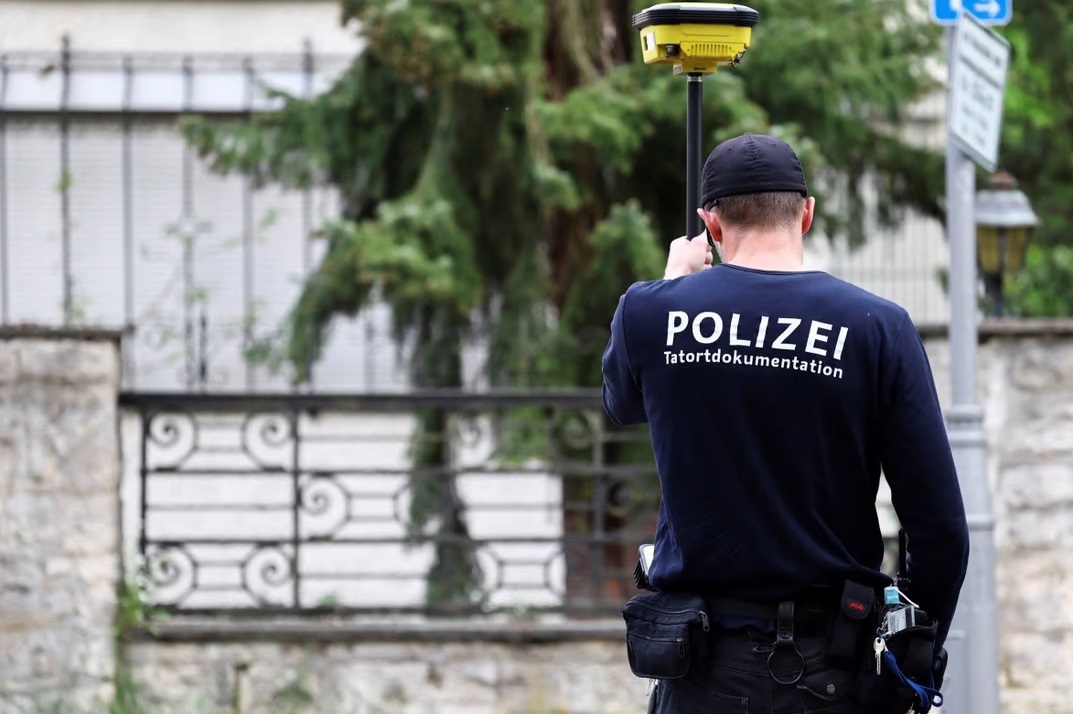 Police in Berlin investigating the device