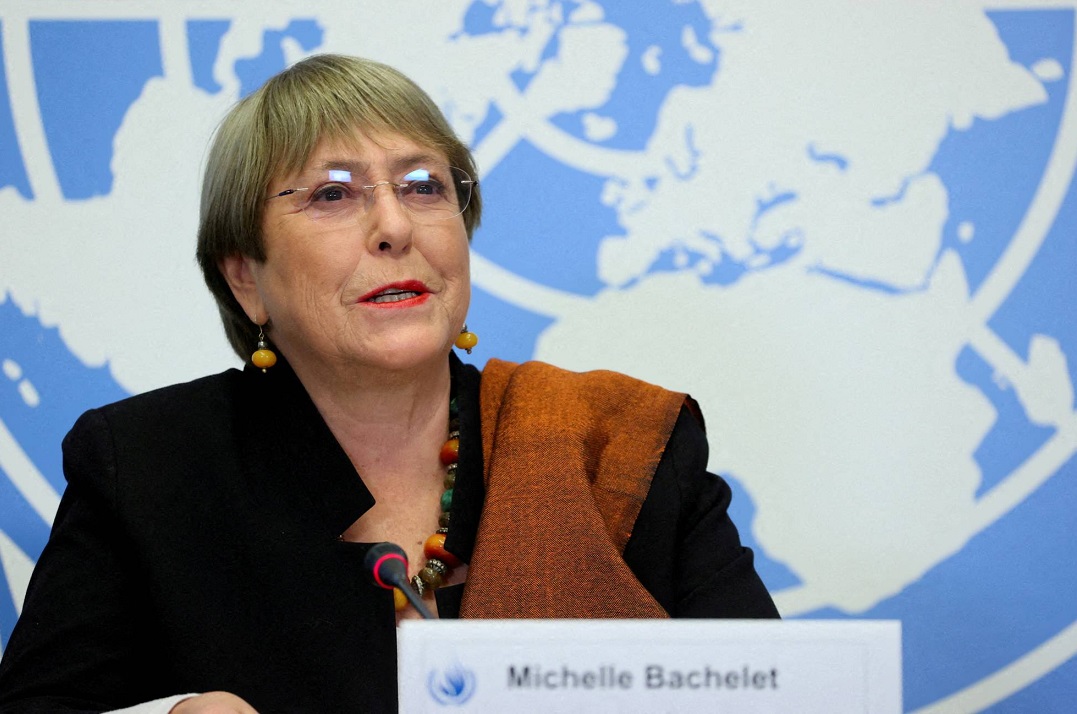 UN human rights chief Michelle Bachelet
