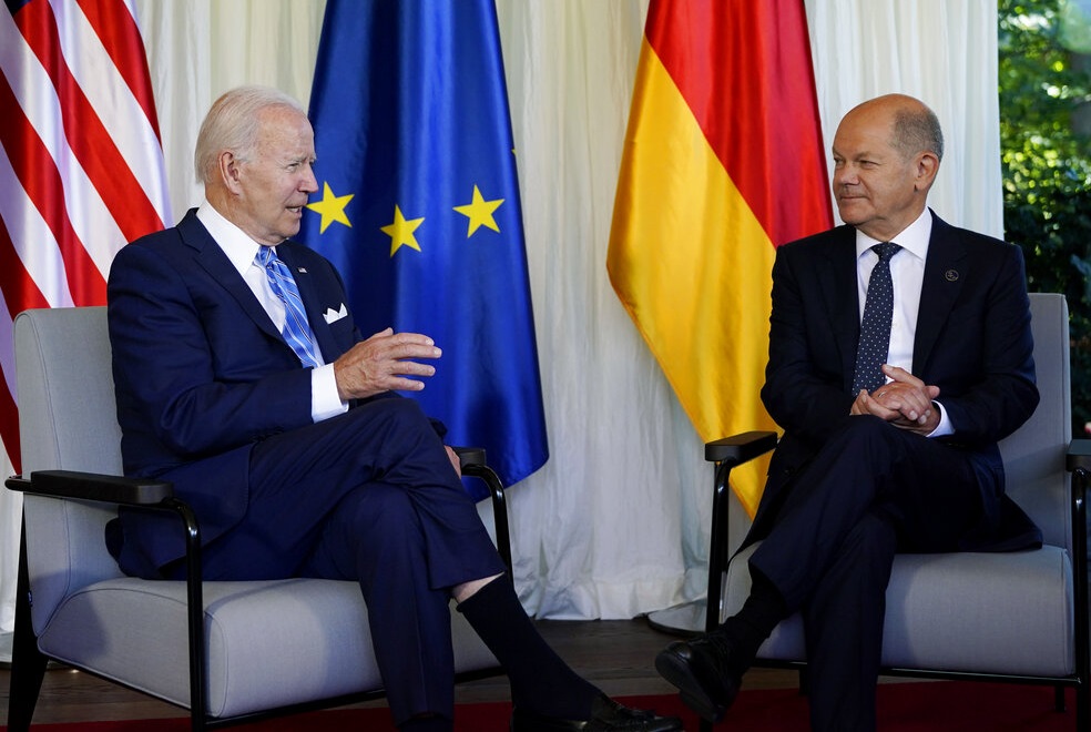 US President Joe Biden and German Chancellor Olaf Scholz