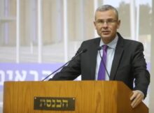 Israeli Justice Minister Yariv Levin