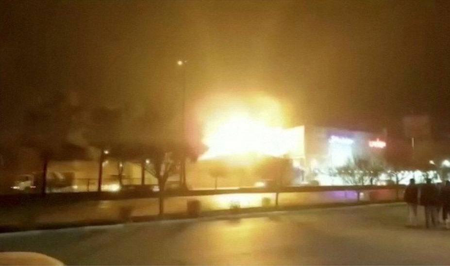 The explosion at the Iranian weapons complex
