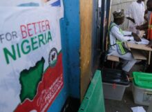 A polling station in Nigeria