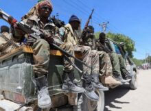 Armed fighters in Somaliland