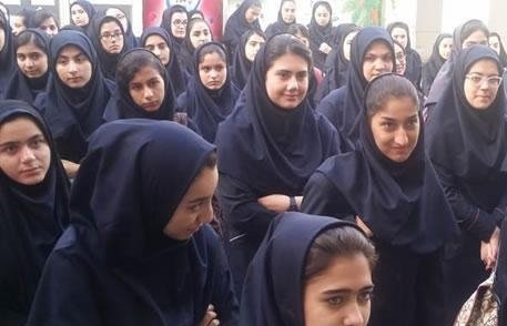 Schoolgirls in Iran